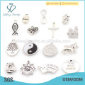 Cute alloy silver animal pendant charm, silver horse charms wholesale in high quality